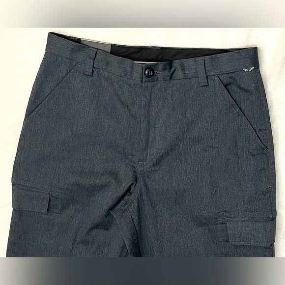 Express Charcoal Gray Trademark Relaxed Fit Wide Leg Dress Pants Men’s 34x32 - Picture 3 of 16